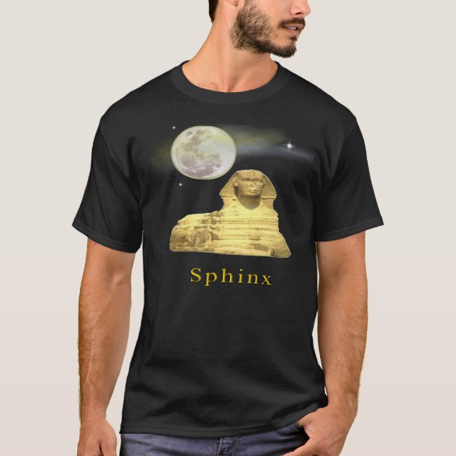 T-shirt Sphinx la nuit (Devant)