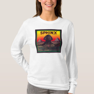 T-shirt Sphinx LabelLindsay orange, CA