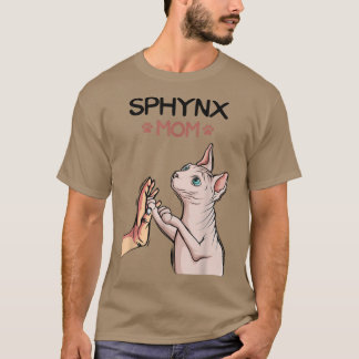 T-shirt Sphyn Maman Chat Sphin Hairless Chat Propriétaire 
