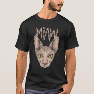 T-shirt Sphynx Cat Miaw