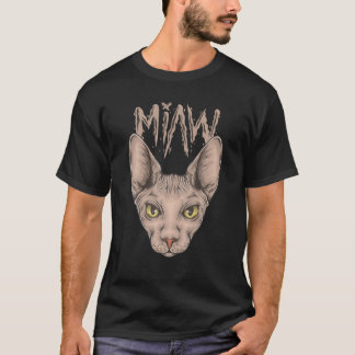 T-shirt Sphynx Cat Miaw