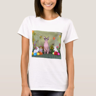 T-shirt Sphynx Chat Pâques