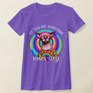 T-shirt Sphynx Chat sur la colline Anniversaire