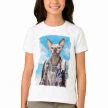 Sphynx chat. touriste.