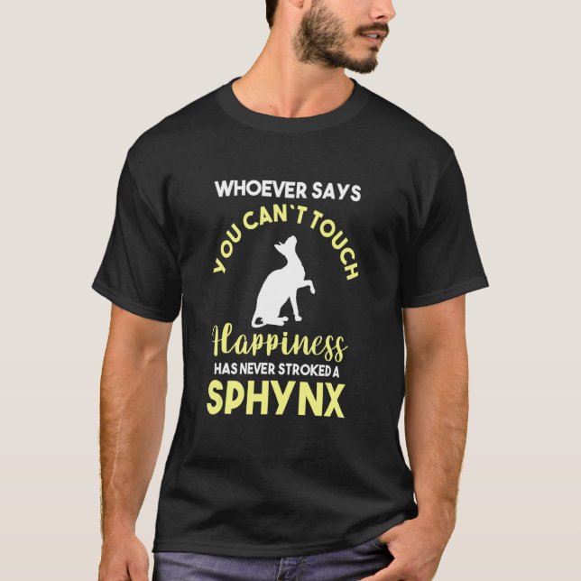 T-shirt Sphynx de chat 5 (Devant)