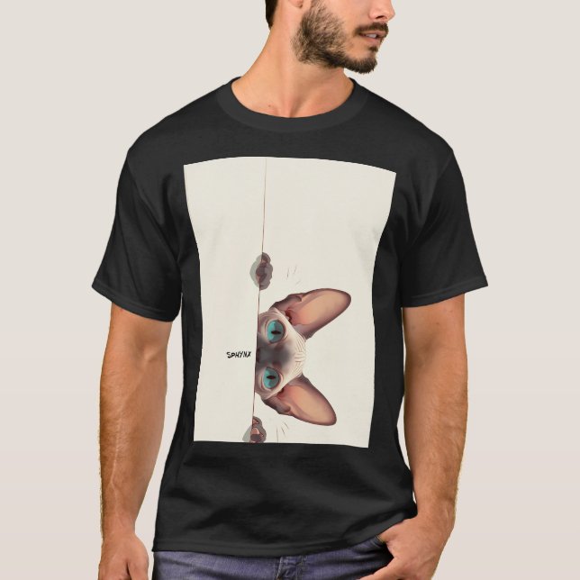 T-shirt Sphynx de race de chat (Devant)
