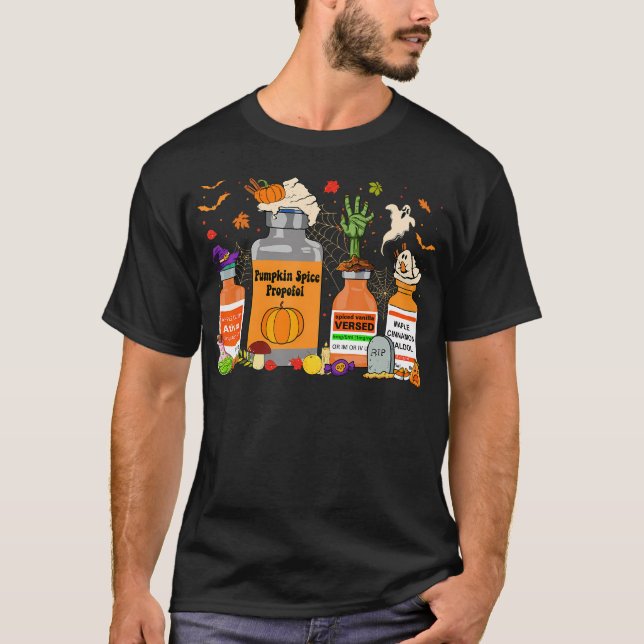 T-shirt Spice citrouille Propofol Ativan Versed Haldol Hal (Devant)