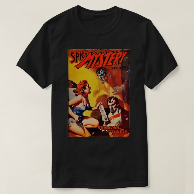 T-shirt Spicy Mystery Summons Pour Satan (Design devant)