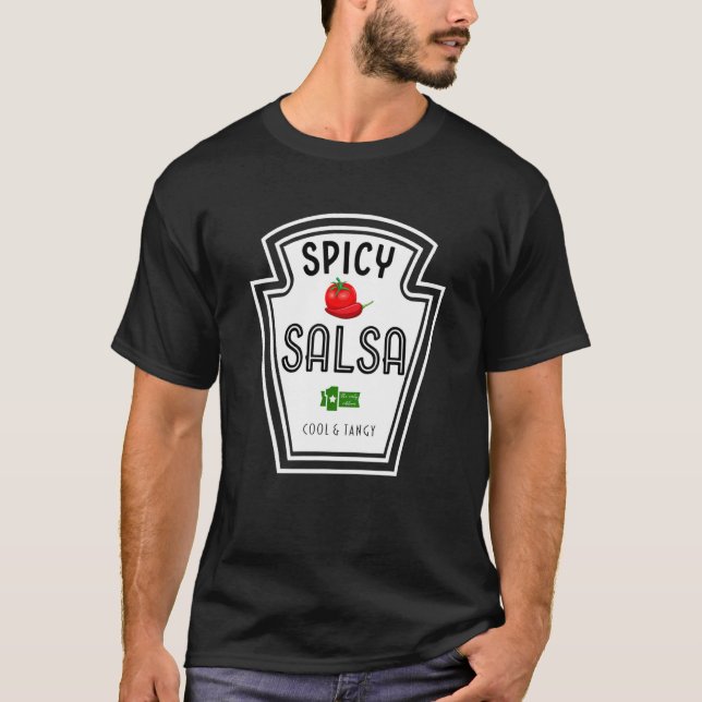 T-shirt Spicy Salsa Group Condiment Team Halloween Costume (Devant)