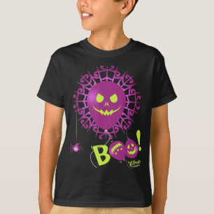 T-shirt Spider Cadeau Boo Ghost Bats Spider Déplaisant Hal