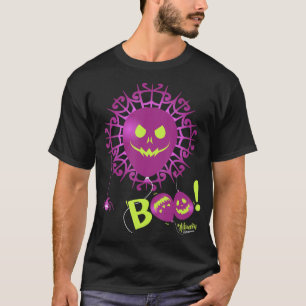 T-shirt Spider Cadeau Boo Ghost Bats Spider Déplaisant Hal