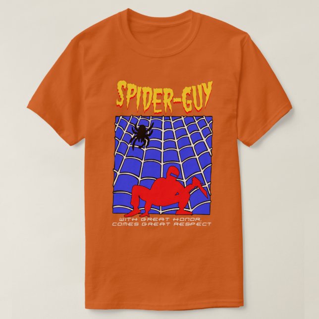 T-shirt Spider Guy Mème Frapper Comic Super Hero Parodie (Design devant)