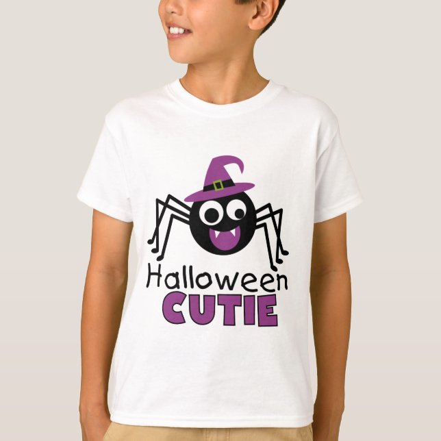 T-shirt Spider Halloween Cutie (Devant)