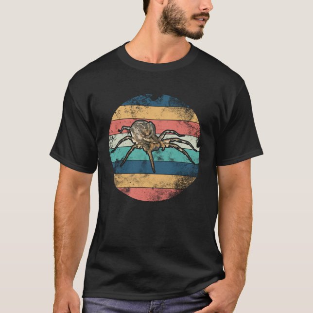 T-shirt Spider Halloween Tarantula Spider Web Insect Giant (Devant)