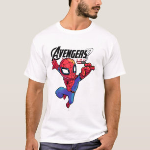 T-shirt Spider-Man – Chibi Marvel Superhero Art