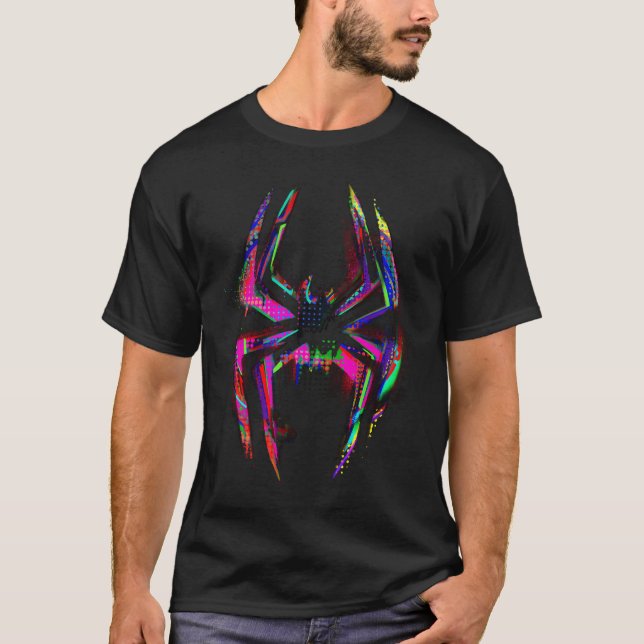 T-shirt Spider Punk Spiderverse Miles Morales Spiderpunk (Devant)