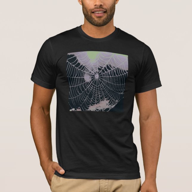 T-shirt Spider Web Abstrait (Devant)