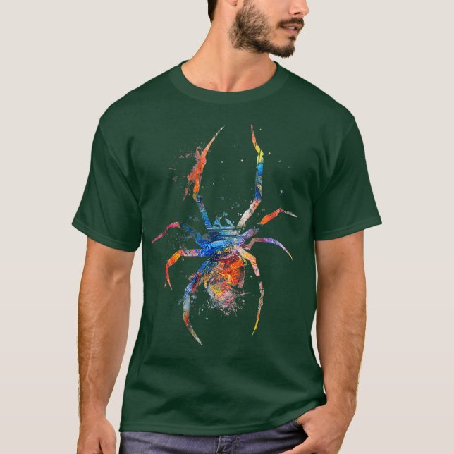 T-shirt Spider Web Cobweb Arachnid Entomologie - (Devant)