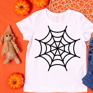 T-shirt Spider Web Silhouette Halloween