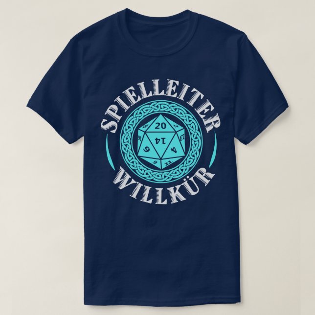 T-shirt Spielleiter Willkr Rpg papier stylo Rollenspiel (Design devant)