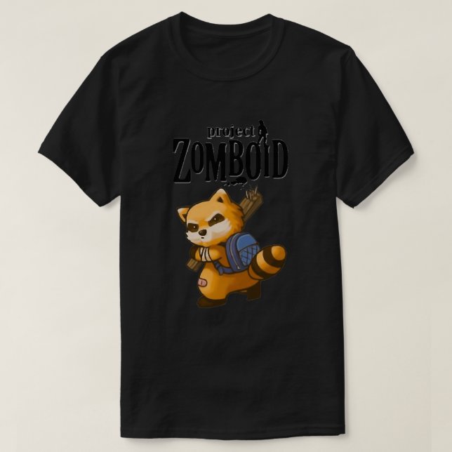 T-shirt Spiffo le logo noir du survivant (Design devant)