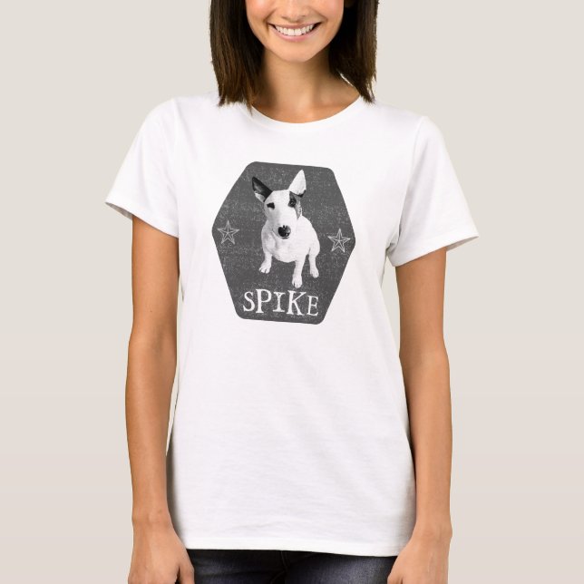 T-shirt Spike, le Bulldog Anglais le plus cool (Devant)