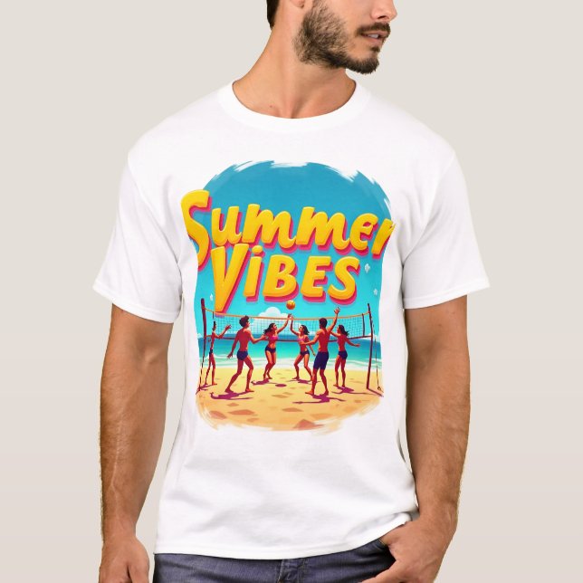 T-shirt Spike le Soleil : Vibrations estivales déchaînées (Devant)