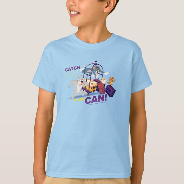 T-shirt Spike, Tom & Jerry - Catch Me If You Can (Devant)
