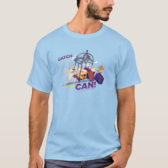 T-shirt Spike, Tom & Jerry - Catch Me If You Can (Devant)