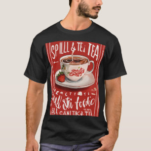 T-shirt Spill Tea Fashion Boba Sticker par Kelly Sueda