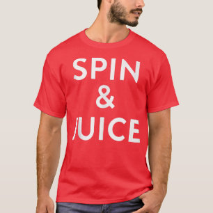 T-shirt Spin et Jus Drôle Gym Spin Cadeau 