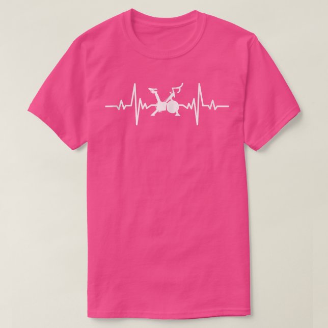 T-shirt Spin Heartbeat Funny  (Design devant)
