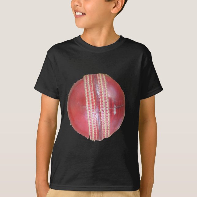 T-shirt Spin Master's Sphere : Une balle de cricket à gauc (Devant)