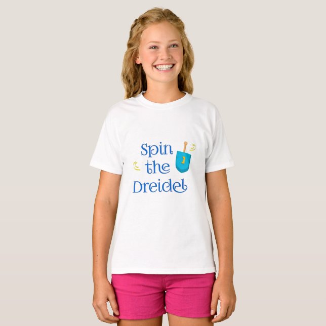 T-shirt Spin The Dreidel (Devant entier)