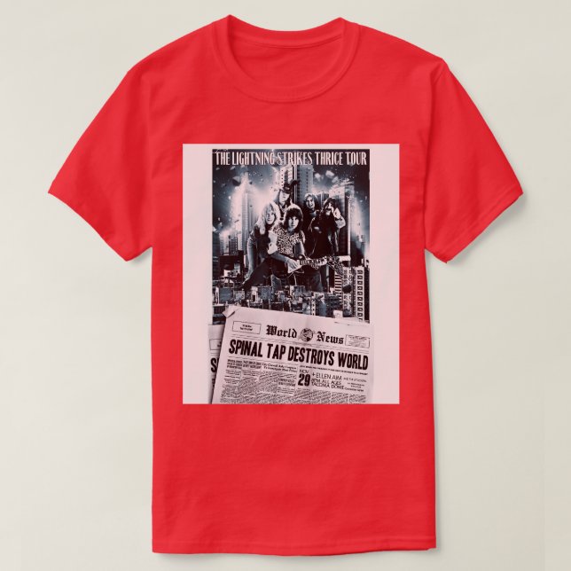 T-shirt Spinal Tap 29 nov 1985 affiche de concert (Design devant)