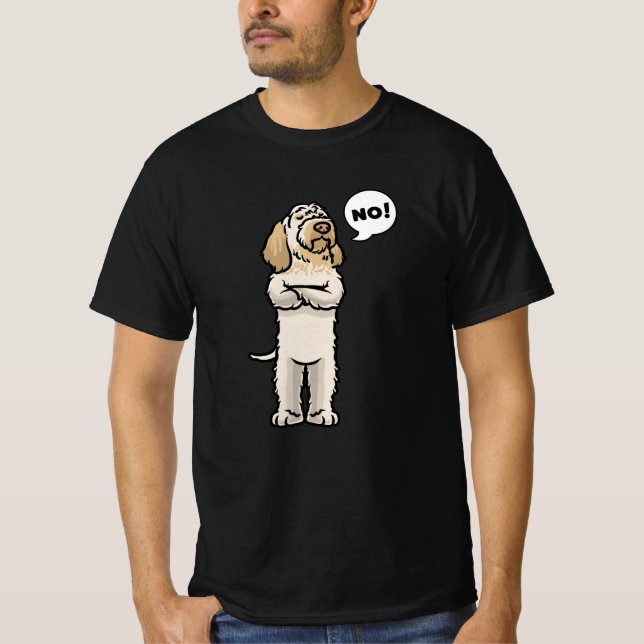 T-shirt Spinone Italiano Chien têtu (Devant)