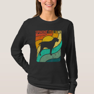 T-shirt Spinone Italiano Coucher de Soleil Vintage Maman P