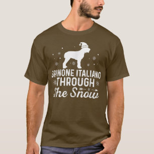T-shirt SPINONE ITALIANO dans la neige Noël drôle