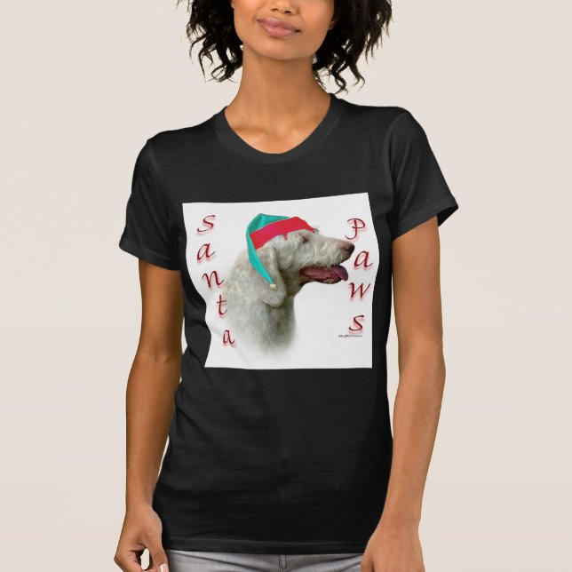 T-shirt Spinone Italiano Père Noël Paws (Devant)