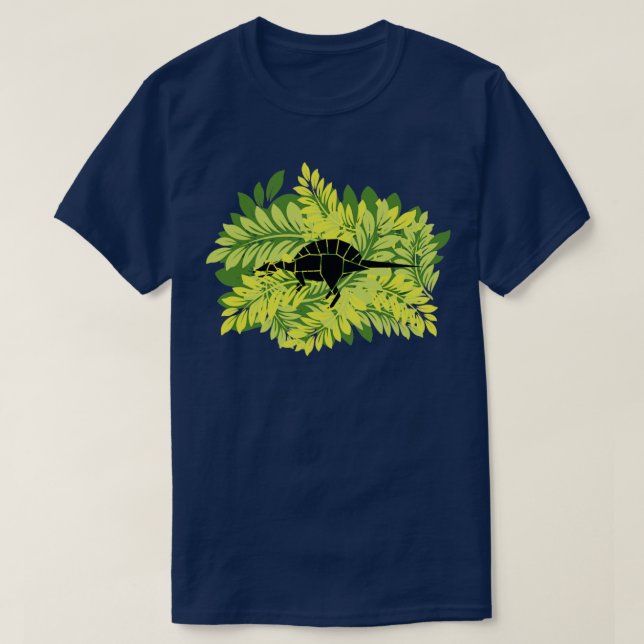 T-shirt Spinosaure de l'Origami de la Jungle (Design devant)