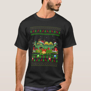 T-shirt Spinosaurus Dinosaur Xmas Père Noël Spinosaurus la
