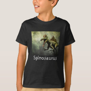 T-Shirt Spinosaurus Dinosaure en Forêt Primitive