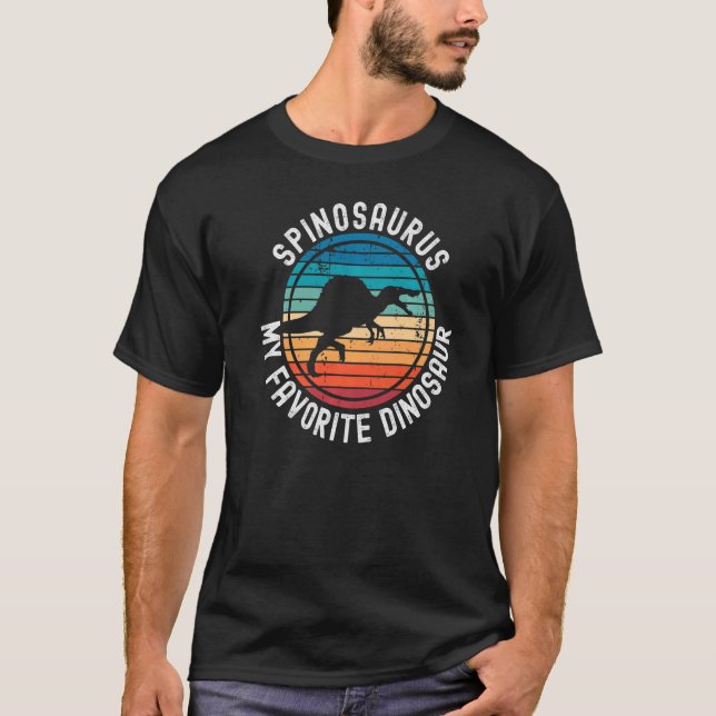 T-shirt Spinosaurus Est Mon Dinosaure Cool Dinosaure Préfé (Devant)