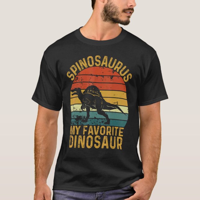 T-shirt Spinosaurus Est Mon Dinosaure Cool Dinosaure Préfé (Devant)