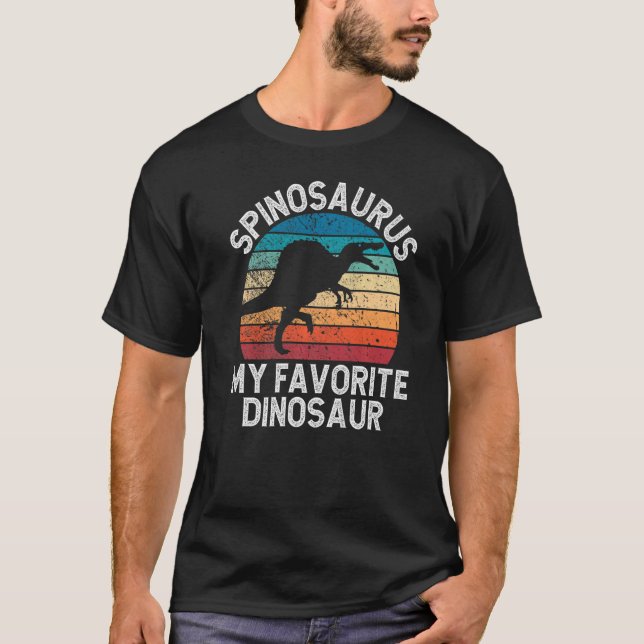 T-shirt Spinosaurus Est Mon Dinosaure Cool Dinosaure Préfé (Devant)