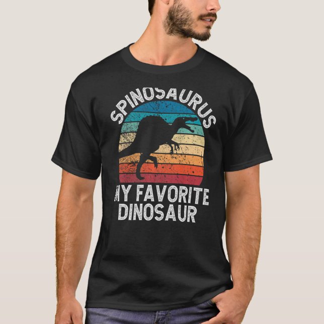 T-shirt Spinosaurus Est Mon Dinosaure Cool Dinosaure Préfé (Devant)
