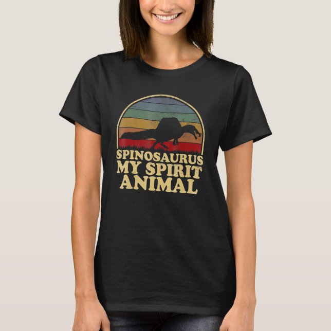 T-shirt Spinosaurus Mon Esprit Dinosaure Animal (Devant)
