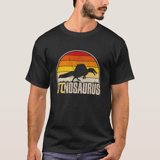T-shirt Spinosaurus Pi Dinosaur - Funny Math Geek Pi Day (Devant)