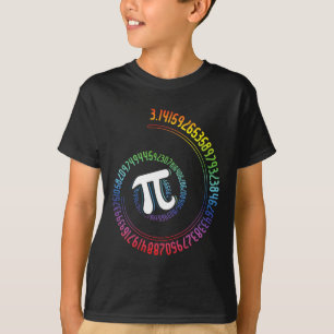 T-shirt Spiral Arc-en-ciel Nerd Math Geek Mathématicien Jo