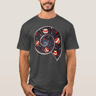 T-shirt Spiral Galaxy Beach Ball Planètes Astronomie amusa